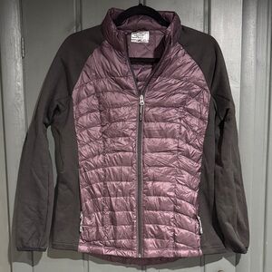 32 Degrees Women's Plum and Black Puffer Jacket